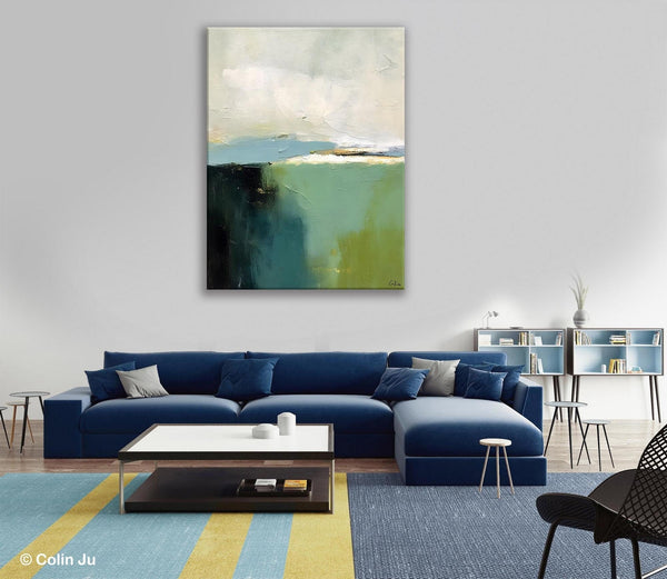 Simple Modern Wall Art, Oversized Contemporary Acrylic Paintings, Original Abstract Paintings, Extra Large Canvas Painting for Living Room-Art Painting Canvas