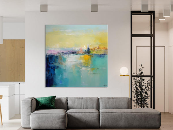 Modern Canvas Paintings, Contemporary Canvas Art, Original Modern Wall Art, Modern Acrylic Artwork, Large Abstract Painting for Bedroom-Art Painting Canvas