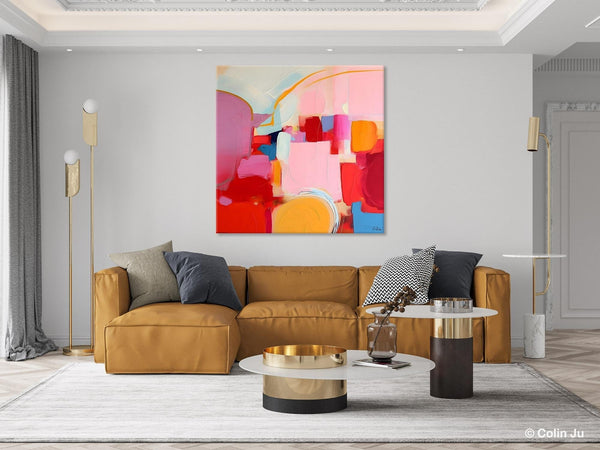 Large Abstract Art for Bedroom, Original Abstract Wall Art, Modern Canvas Paintings, Simple Modern Acrylic Artwork, Contemporary Canvas Art-Art Painting Canvas