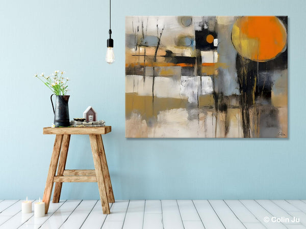 Large Wall Art Painting for Bedroom, Oversized Abstract Wall Art Paintings, Original Modern Artwork, Contemporary Acrylic Painting on Canvas-Art Painting Canvas