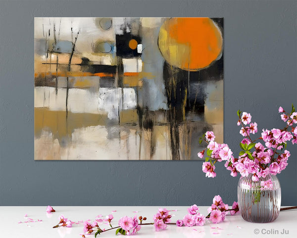 Large Wall Art Painting for Bedroom, Oversized Abstract Wall Art Paintings, Original Modern Artwork, Contemporary Acrylic Painting on Canvas-Art Painting Canvas