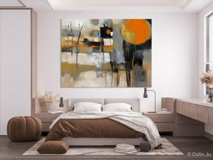 Large Wall Art Painting for Bedroom, Oversized Abstract Wall Art Paintings, Original Modern Artwork, Contemporary Acrylic Painting on Canvas-Art Painting Canvas