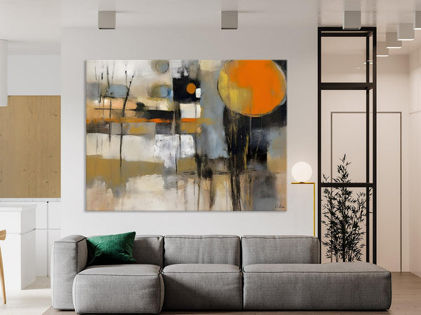 Large Wall Art Painting for Bedroom, Oversized Abstract Wall Art Paintings, Original Modern Artwork, Contemporary Acrylic Painting on Canvas-Art Painting Canvas