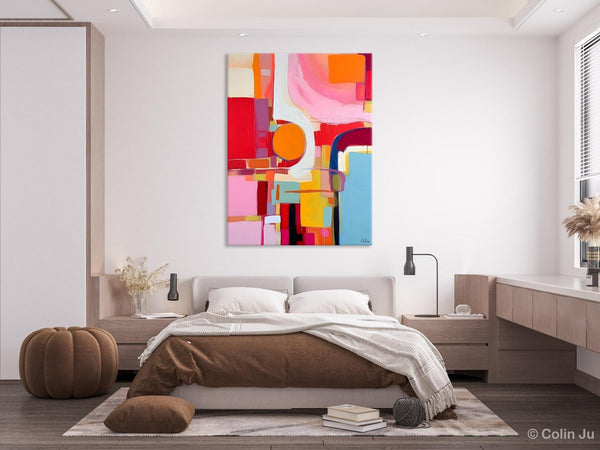 Simple Modern Wall Art, Oversized Contemporary Canvas Art, Original Abstract Paintings, Extra Large Acrylic Painting for Living Room-Art Painting Canvas