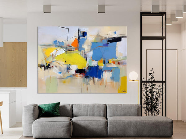 Large Canvas Art for Sale, Original Abstract Art Paintings, Hand Painted Canvas Art, Acrylic Painting on Canvas, Large Painting for Bedroom-Art Painting Canvas
