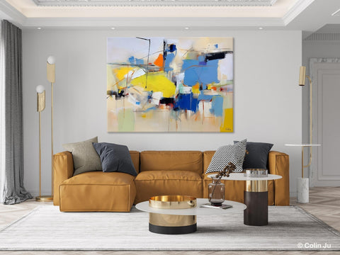Large Canvas Art for Sale, Original Abstract Art Paintings, Hand Painted Canvas Art, Acrylic Painting on Canvas, Large Painting for Bedroom-Art Painting Canvas