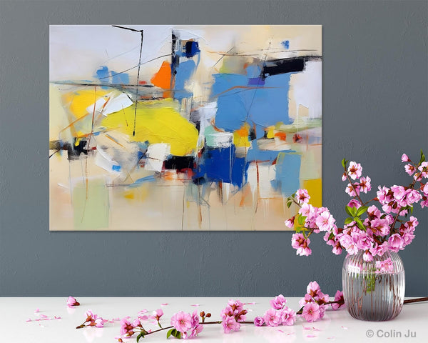 Large Canvas Art for Sale, Original Abstract Art Paintings, Hand Painted Canvas Art, Acrylic Painting on Canvas, Large Painting for Bedroom-Art Painting Canvas
