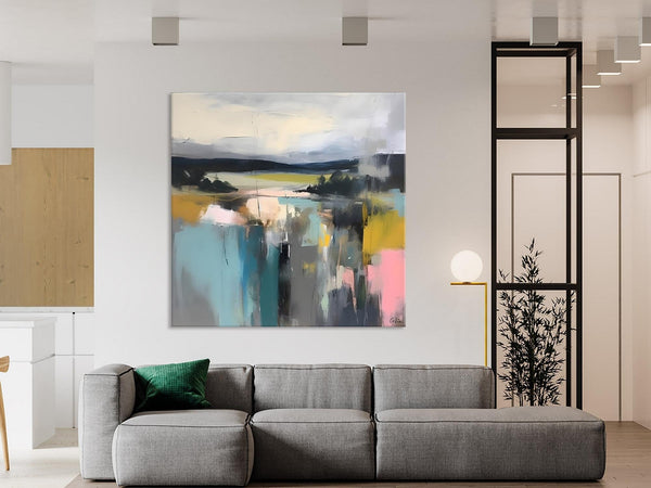 Contemporary Canvas Art, Original Modern Wall Art, Modern Acrylic Artwork, Modern Canvas Paintings, Large Abstract Painting for Bedroom-Art Painting Canvas