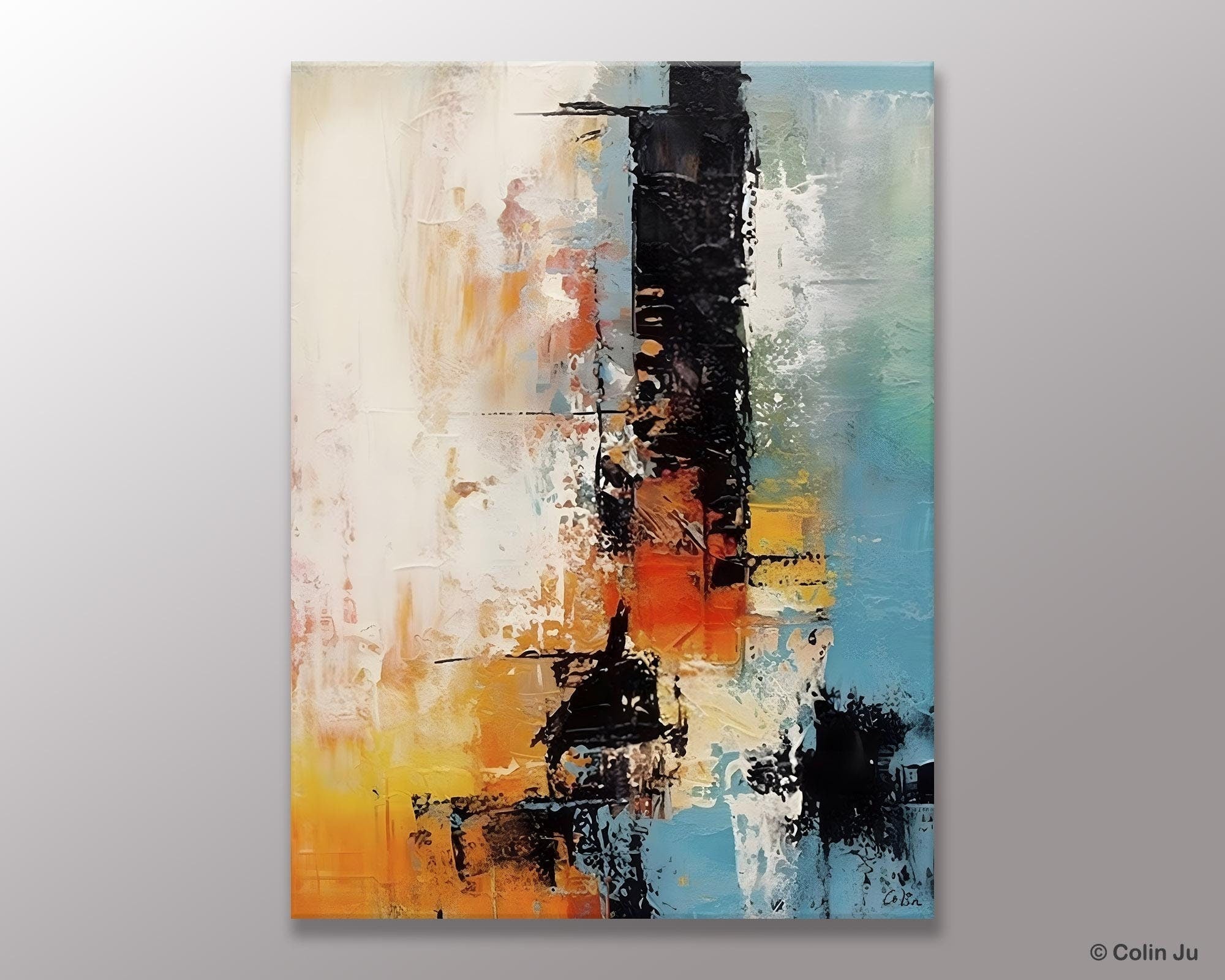 Contemporary Wall Art Paintings, Hand Painted Canvas Art, Original Abs –  Art Painting Canvas