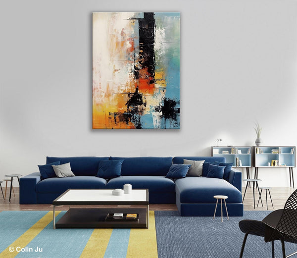 Contemporary Wall Art Paintings, Hand Painted Canvas Art, Original Abstract Art, Modern Acrylic Paintings, Large Paintings for Living Room-Art Painting Canvas