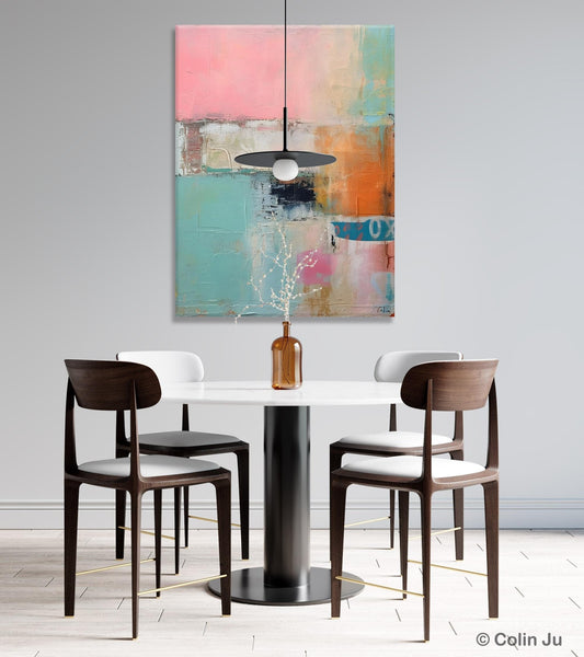 Canvas Paintings for Dining Room, Oversized Modern Wall Art, Acrylic Painting on Canvas, Contemporary Paintings, Original Abstract Paintings-Art Painting Canvas
