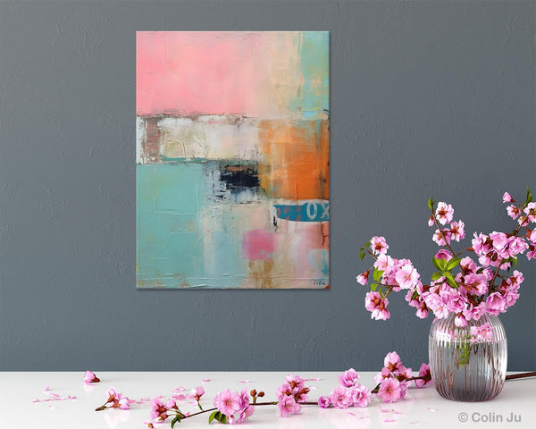 Canvas Paintings for Dining Room, Oversized Modern Wall Art, Acrylic Painting on Canvas, Contemporary Paintings, Original Abstract Paintings-Art Painting Canvas