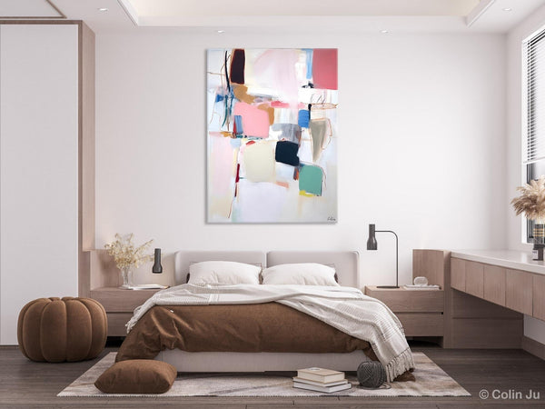 Abstract Painting on Canvas, Contemporary Acrylic Paintings, Extra Large Canvas Painting for Bedroom, Original Abstract Wall Art for Sale-Art Painting Canvas