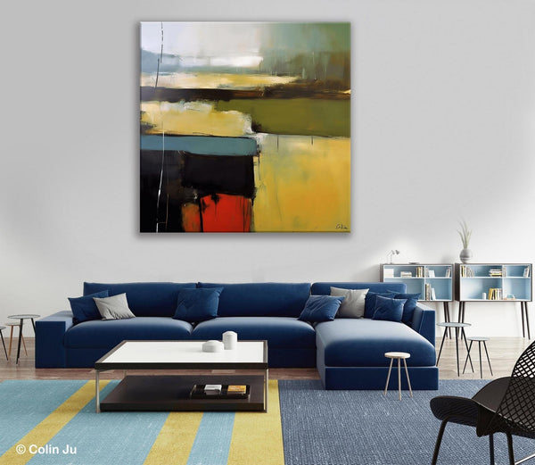 Large Abstract Painting for Bedroom, Original Modern Wall Art Paintings, Modern Acrylic Paintings, Huge Contemporary Canvas Paintings-Art Painting Canvas