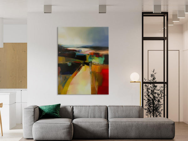 Original Landscape Paintings, Acrylic Painting on Canvas, Extra Large Paintings for Bedroom, Modern Paintings, Large Contemporary Wall Art-Art Painting Canvas