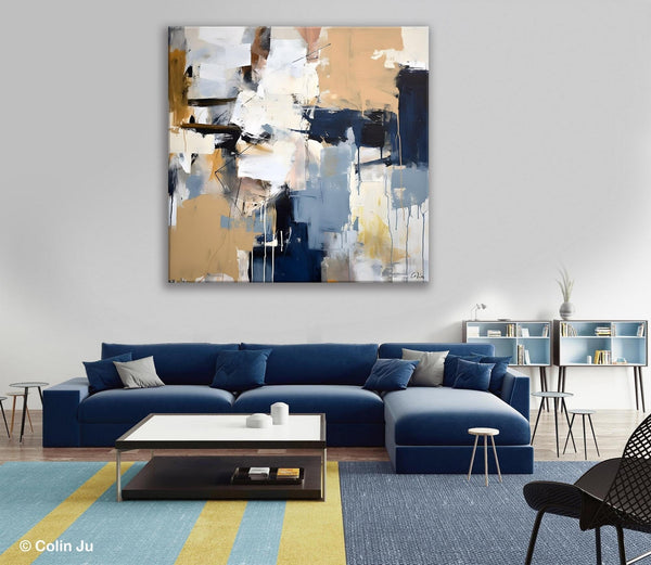 Large Wall Art for Bedroom, Abstract Modern Acrylic Art, Canvas Paintings for Sale, Modern Original Abstract Art, Contemporary Canvas Art-Art Painting Canvas