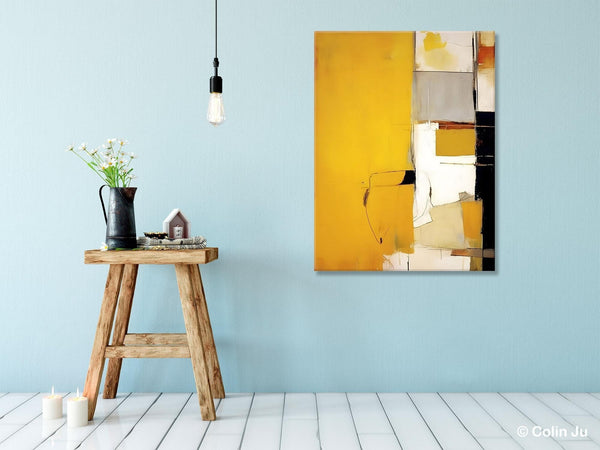 Original Canvas Artwork, Large Wall Art Painting for Dining Room, Oversized Abstract Art Paintings, Contemporary Acrylic Painting on Canvas-Art Painting Canvas
