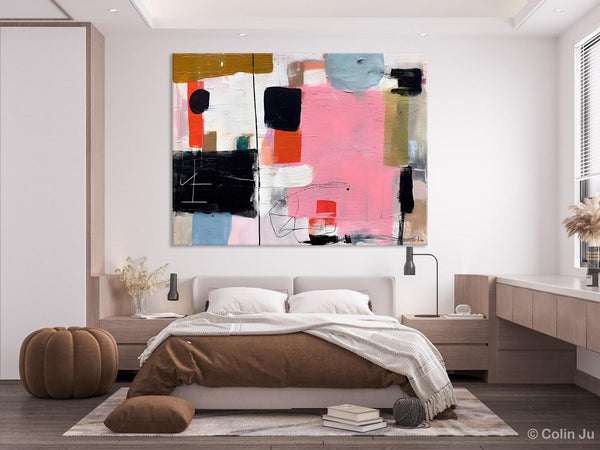 Modern Wall Art Ideas for Bedroom, Large Canvas Paintings, Original Abstract Art, Hand Painted Canvas Art, Contemporary Acrylic Paintings-Art Painting Canvas