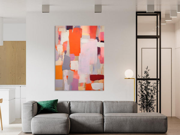 Abstract Wall Paintings, Heavy Texture Canvas Art, Large Contemporary Wall Art, Extra Large Paintings for Bedroom, Original Modern Painting-Art Painting Canvas