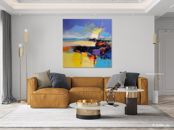 Modern Acrylic Artwork, Buy Art Paintings Online, Contemporary Canvas Art, Original Modern Paintings, Large Abstract Painting for Bedroom-Art Painting Canvas