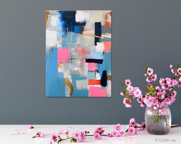 Modern Wall Art Paintings, Canvas Paintings for Bedroom, Contemporary Acrylic Painting on Canvas, Large Original Art, Buy Wall Art Online-Art Painting Canvas