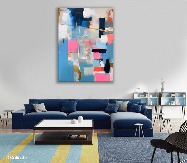Modern Wall Art Paintings, Canvas Paintings for Bedroom, Contemporary Acrylic Painting on Canvas, Large Original Art, Buy Wall Art Online-Art Painting Canvas