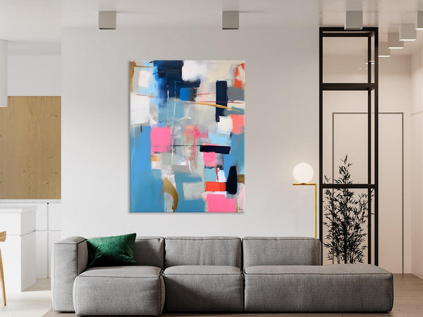 Modern Wall Art Paintings, Canvas Paintings for Bedroom, Contemporary Acrylic Painting on Canvas, Large Original Art, Buy Wall Art Online-Art Painting Canvas