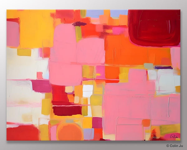 Original Acrylic Wall Art, Oversized Contemporary Acrylic Paintings, Abstract Canvas Paintings, Extra Large Canvas Painting for Living Room-Art Painting Canvas