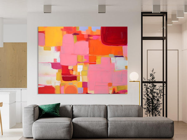 Original Acrylic Wall Art, Oversized Contemporary Acrylic Paintings, Abstract Canvas Paintings, Extra Large Canvas Painting for Living Room-Art Painting Canvas