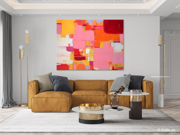 Original Acrylic Wall Art, Oversized Contemporary Acrylic Paintings, Abstract Canvas Paintings, Extra Large Canvas Painting for Living Room-Art Painting Canvas