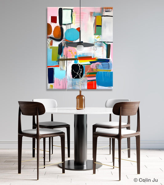 Original Acrylic Wall Art, Oversized Contemporary Acrylic Paintings, Abstract Canvas Paintings, Extra Large Canvas Painting for Living Room-Art Painting Canvas