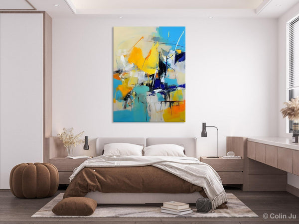Original Canvas Wall Art, Oversized Contemporary Acrylic Paintings, Modern Abstract Paintings, Extra Large Canvas Painting for Living Room-Art Painting Canvas