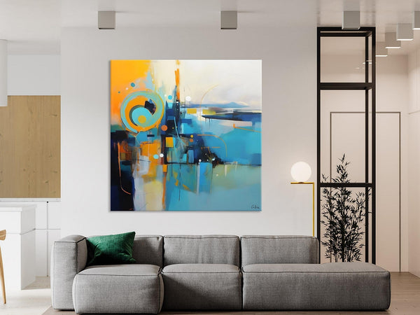 Modern Acrylic Paintings, Large Abstract Painting for Bedroom, Original Modern Wall Art Paintings, Oversized Contemporary Canvas Paintings-Art Painting Canvas
