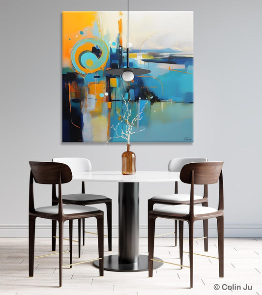 Modern Acrylic Paintings, Large Abstract Painting for Bedroom, Original Modern Wall Art Paintings, Oversized Contemporary Canvas Paintings-Art Painting Canvas