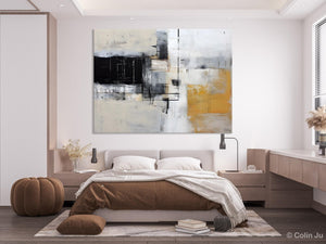 Modern Abstract Art Paintings, Extra Large Canvas Painting for Bedroom, Original Canvas Wall Art, Oversized Contemporary Acrylic Paintings-Art Painting Canvas