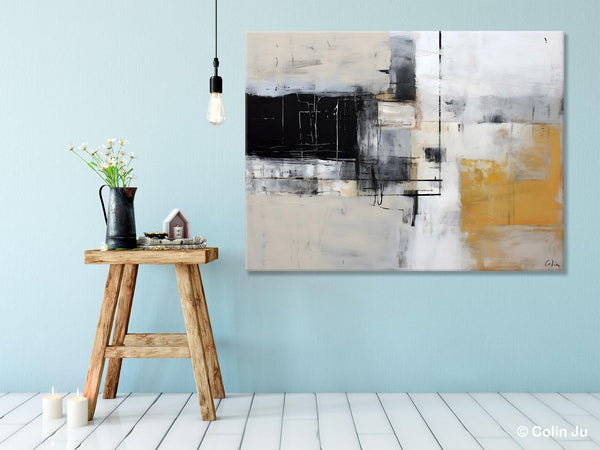 Modern Abstract Art Paintings, Extra Large Canvas Painting for Bedroom, Original Canvas Wall Art, Oversized Contemporary Acrylic Paintings-Art Painting Canvas