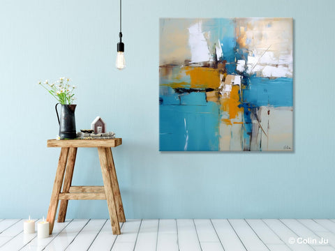 Large Abstract Painting for Bedroom, Original Modern Wall Art Paintings, Oversized Contemporary Canvas Paintings, Modern Acrylic Artwork-Art Painting Canvas