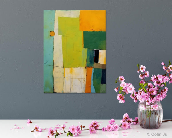 Simple Modern Wall Art, Oversized Contemporary Acrylic Paintings, Extra Large Canvas Painting for Living Room, Original Abstract Paintings-Art Painting Canvas