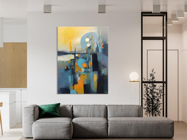 Extra Large Painting for Sale, Oversized Contemporary Acrylic Paintings, Extra Large Canvas Painting for Bedroom, Original Abstract Painting-Art Painting Canvas