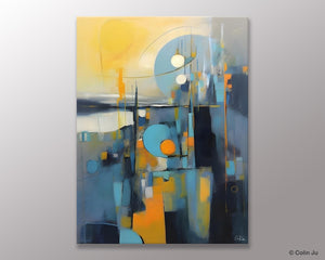 Extra Large Painting for Sale, Oversized Contemporary Acrylic Paintings, Extra Large Canvas Painting for Bedroom, Original Abstract Painting-Art Painting Canvas