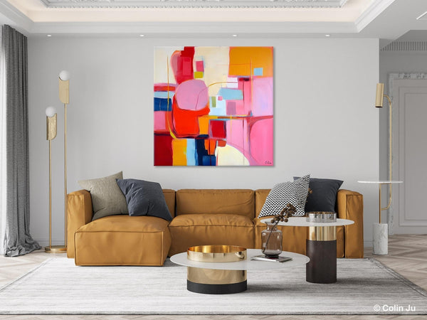 Ultra Modern Acrylic Paintings, Abstract Painting for Bedroom, Original Modern Wall Art Paintings, Oversized Contemporary Canvas Paintings-Art Painting Canvas