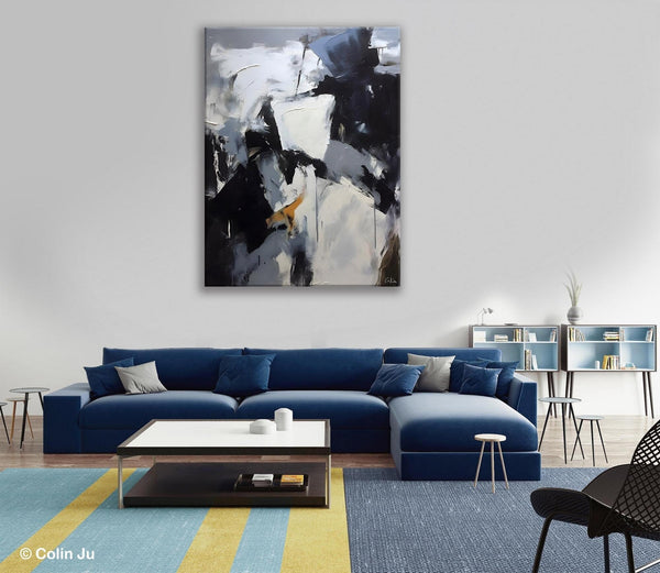 Extra Large Painting on Canvas, Contemporary Acrylic Paintings, Extra Large Canvas Paintings for Bedroom, Large Original Abstract Wall Art-Art Painting Canvas