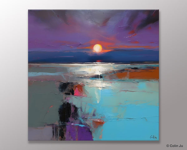 Original Canvas Wall Art Paintings, Modern Canvas Painting for Living Room, Acrylic Painting on Canvas, Landscape Abstract Paintings-Art Painting Canvas