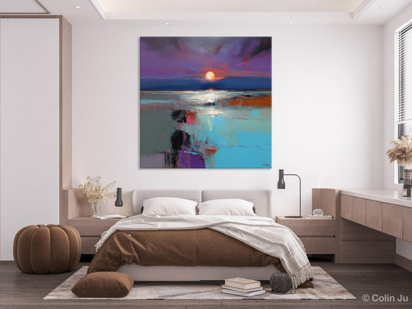 Original Canvas Wall Art Paintings, Modern Canvas Painting for Living Room, Acrylic Painting on Canvas, Landscape Abstract Paintings-Art Painting Canvas