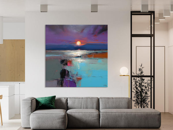 Original Canvas Wall Art Paintings, Modern Canvas Painting for Living Room, Acrylic Painting on Canvas, Landscape Abstract Paintings-Art Painting Canvas