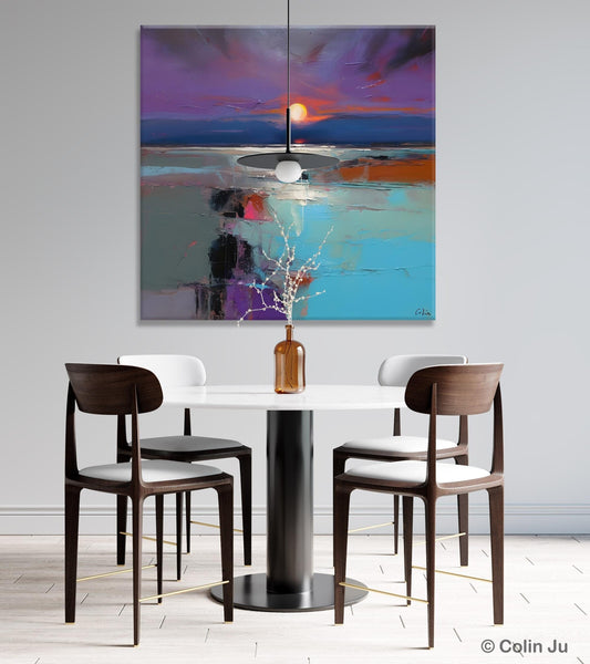 Original Canvas Wall Art Paintings, Modern Canvas Painting for Living Room, Acrylic Painting on Canvas, Landscape Abstract Paintings-Art Painting Canvas