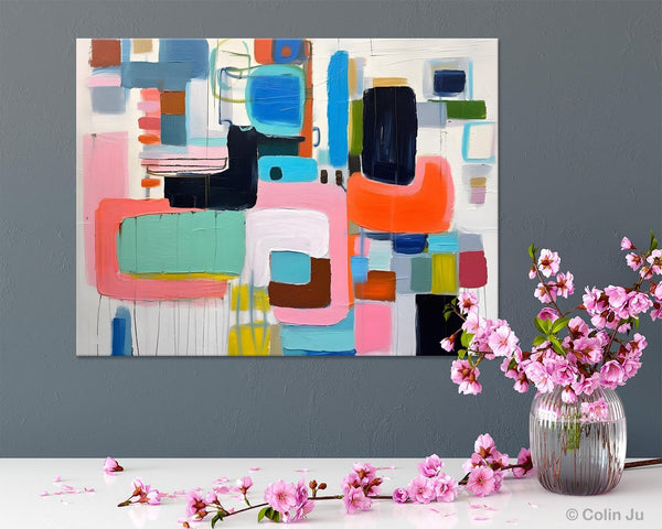 Contemporary Acrylic Paintings, Modern Wall Art Ideas for Living Room, Extra Large Canvas Paintings, Original Abstract Painting, Impasto Art-Art Painting Canvas