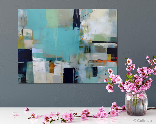 Modern Wall Art Ideas for Living Room, Extra Large Canvas Paintings, Original Abstract Painting, Impasto Art, Contemporary Acrylic Paintings-Art Painting Canvas
