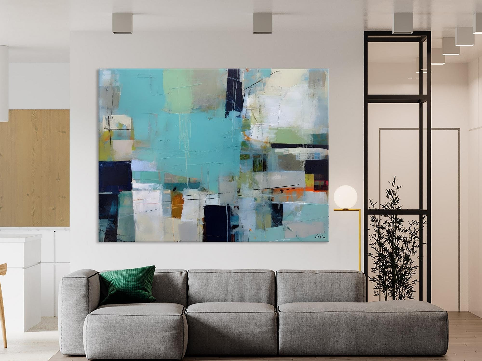 Modern Wall Art Ideas for Living Room, Extra Large Canvas Paintings, Original Abstract Painting, Impasto Art, Contemporary Acrylic Paintings-Art Painting Canvas