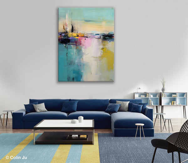 Heavy Texture Canvas Art, Abstract Paintings, Large Contemporary Wall Art, Extra Large Paintings for Living Room, Original Modern Painting-Art Painting Canvas